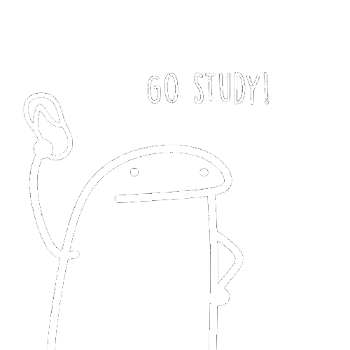 Funny guy sipping from cup illustration dark mode